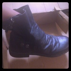 Leather boots