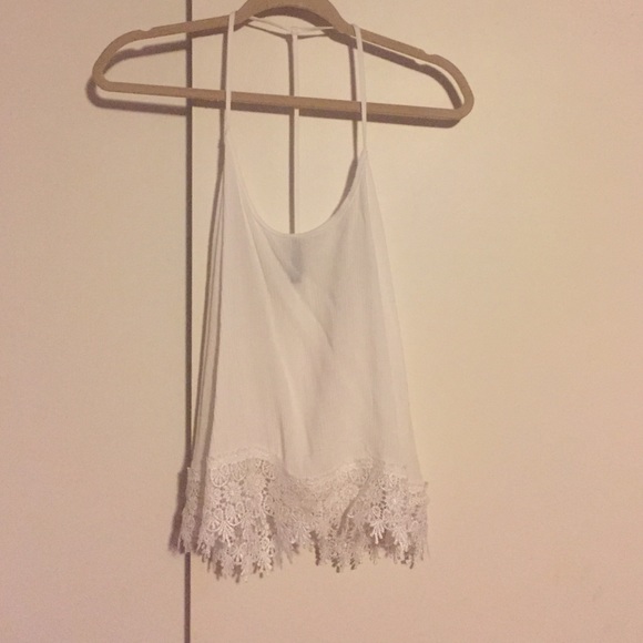 white tank top