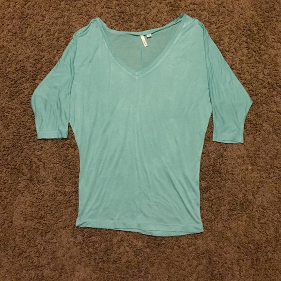 Frenchi slouchy 3/4 length sleeve shirt