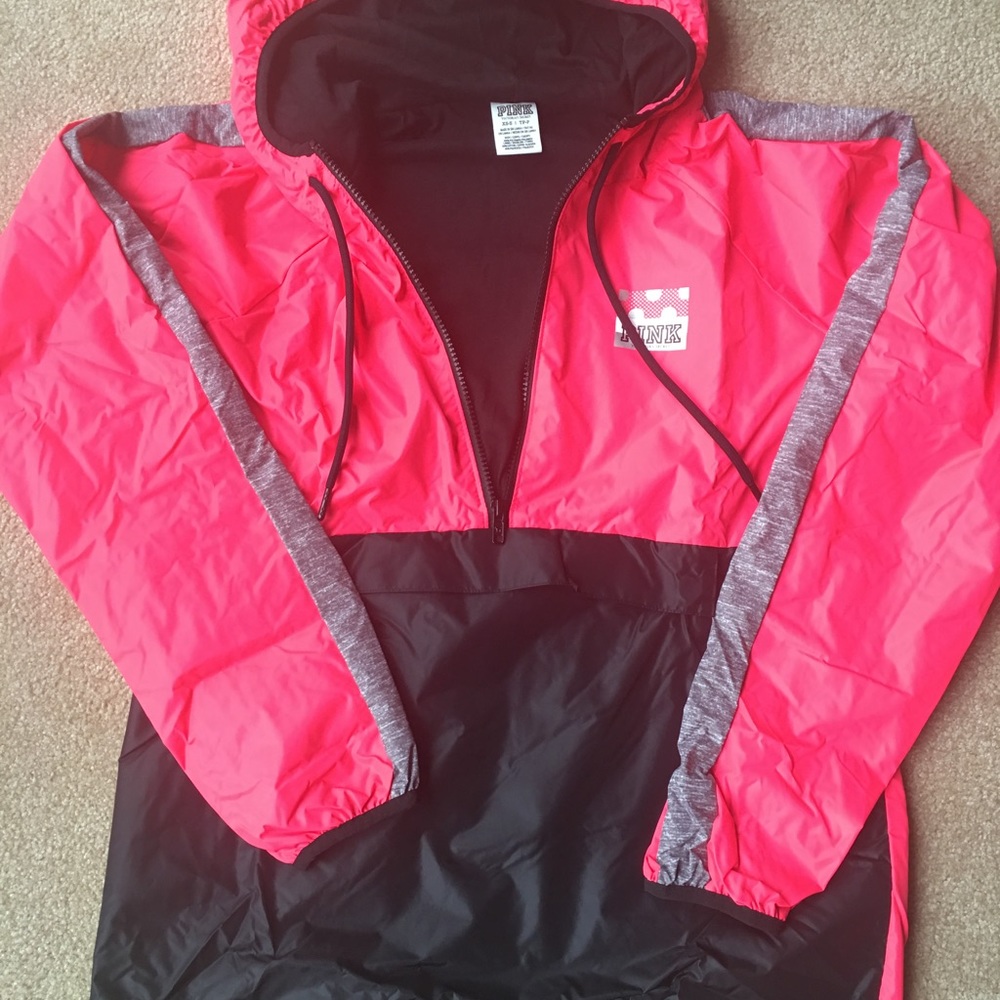 XS/S PINK Anorak HalfZip Hoodie - Picture 5 of 7