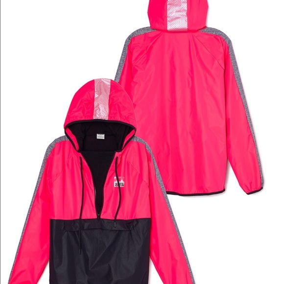XS/S PINK Anorak HalfZip Hoodie - Picture 3 of 7