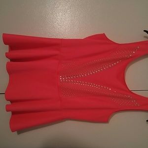 Hot Pink Peplum