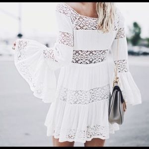 NWOT Free People Pippa Gauze Dress