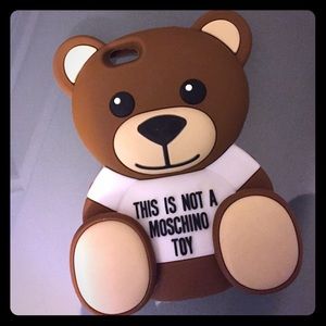 Iphone case - moschino like - teddy bear