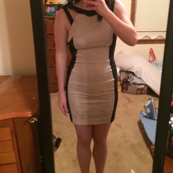 Black and white Lacey dress