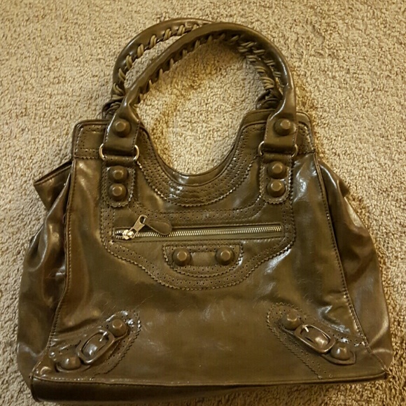 Dark olive green bag