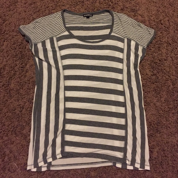 Striped shirt sleeve tshirt