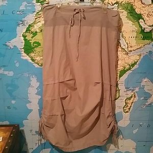 XCVI xl long gray skirt