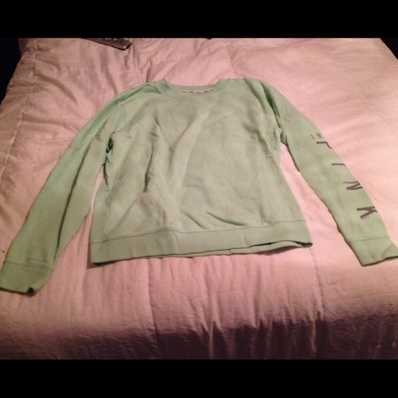 Mint Victoria's Secret pink sweatshirt