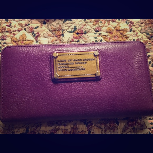 MARC by Marc Jacobs purple wallet