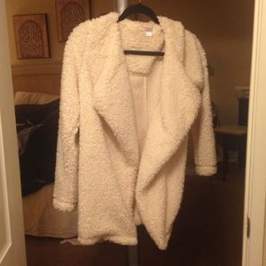 target brand fur coat/blazer
