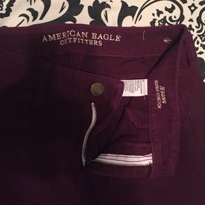 Maroon jeggings