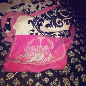 Pink shoulder bag