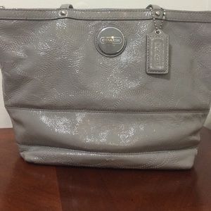 Gray Coach Purse
