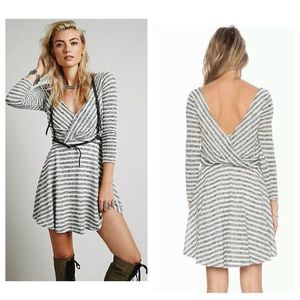 Free People Maverick Striped Dress Stripe A Line