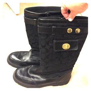 Coach Black Winter Boots