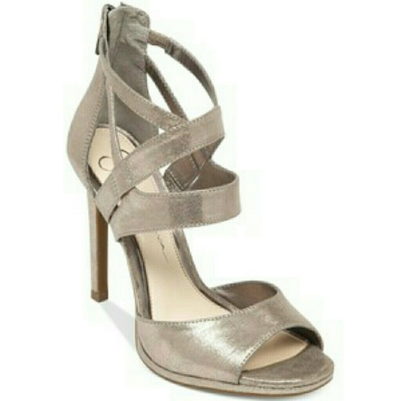Jessica Simpson Metallic Heels