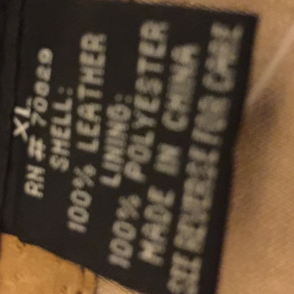 Gold leather jacket - Picture 3 of 3