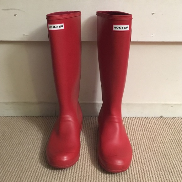 Hunter Shoes - Red Hunter Original Tour Boots