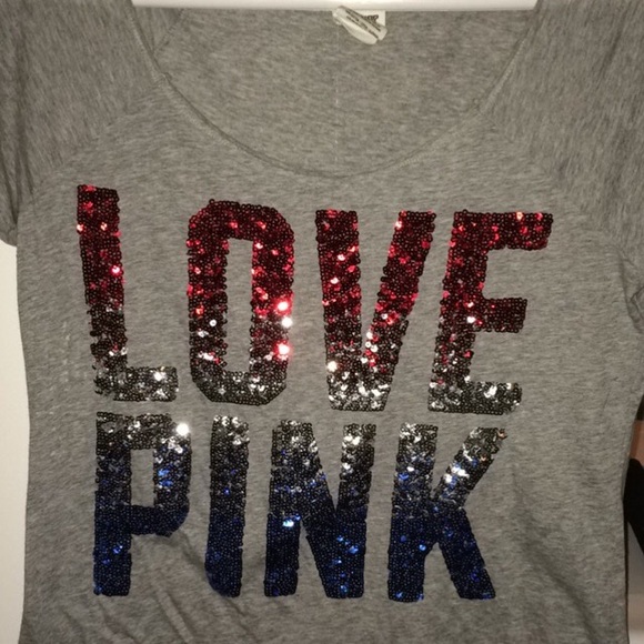 Victoria's Secret PINK sequin t-shirt