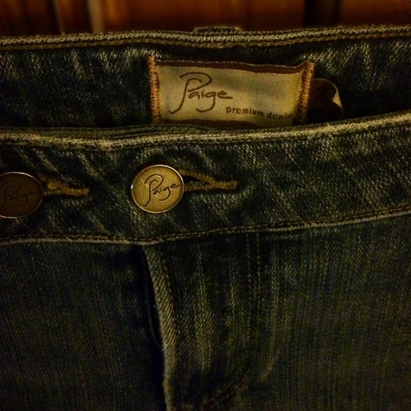 Paige Premium Crop/Capri cuffed jeans size 30 - Picture 3 of 4