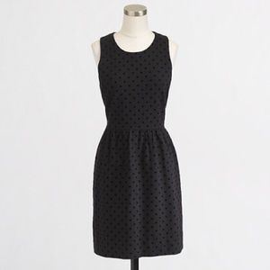 Jcrew ponte dress in velvet dots. Size medium.