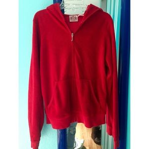 Juicy couture red track jacket