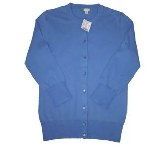 J. Crew factory Clare cardigan blue xs