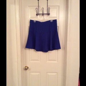 Royal blue skater skirt