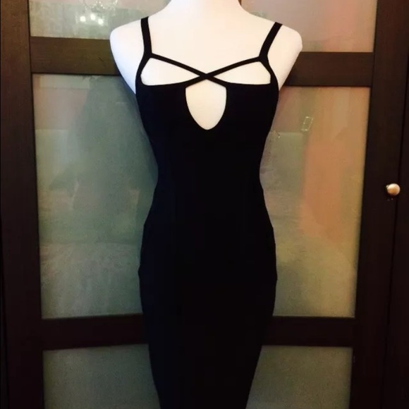 House of CB black dress
