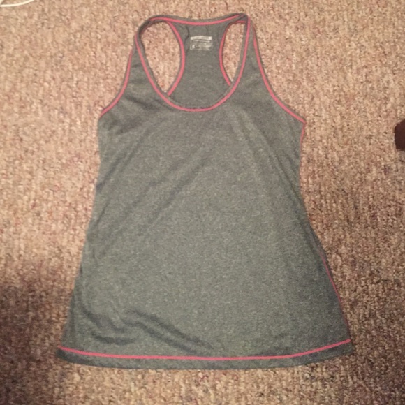 Athletic gray tank top- light dry fit material