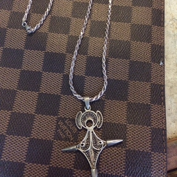 Vintage antique (heavy) .925 southernstar necklace