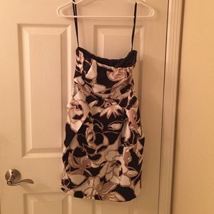 The Limited printed strapless dress size 0