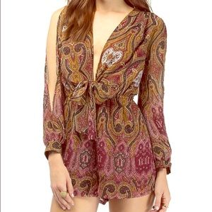 Fun patterned Romper