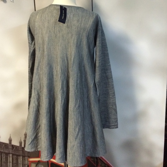 ❌SOLD❌ MAX EDITION Gray Tunic Sweater - Picture 3 of 4