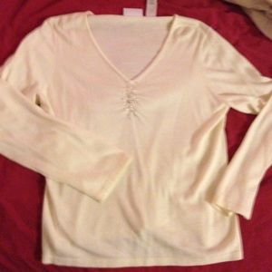 Liz Claiborne petite siZe large knit sweater lk nw