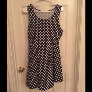 Polka dot skater dress