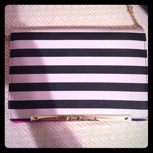 Betsey Johnson clutch with strap
