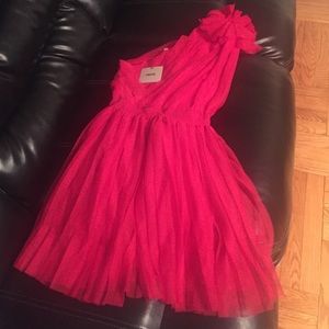 Asos cocktail red/pink dress