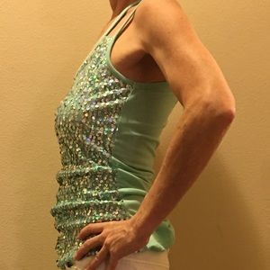 Sequin Tank Top