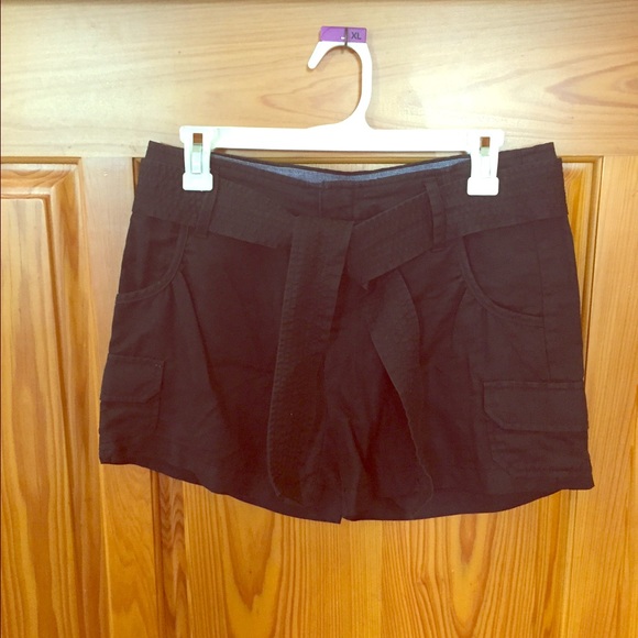 Banana republic black cargo shorts