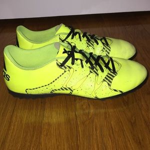 Adidas X 15.4 TF Turf Soccer Cleats Size 9.5