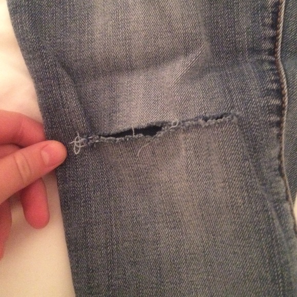 Regular waist jeans, medium-wash, skinny jeans - Picture 3 of 3