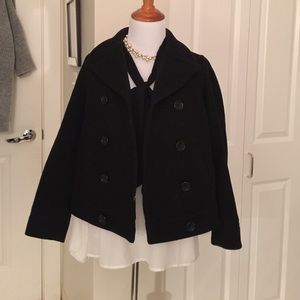 Cute petite short button jacket