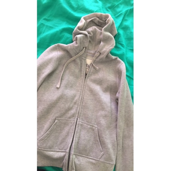 Athletic grey zip up - Picture 2 of 4
