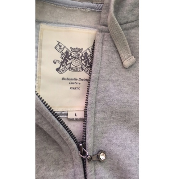 Athletic grey zip up - Picture 4 of 4