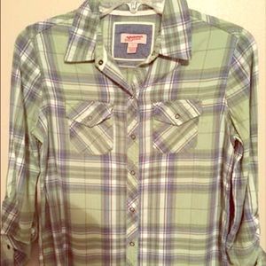 Plaid Arizona shirt.