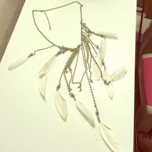 White feather necklace