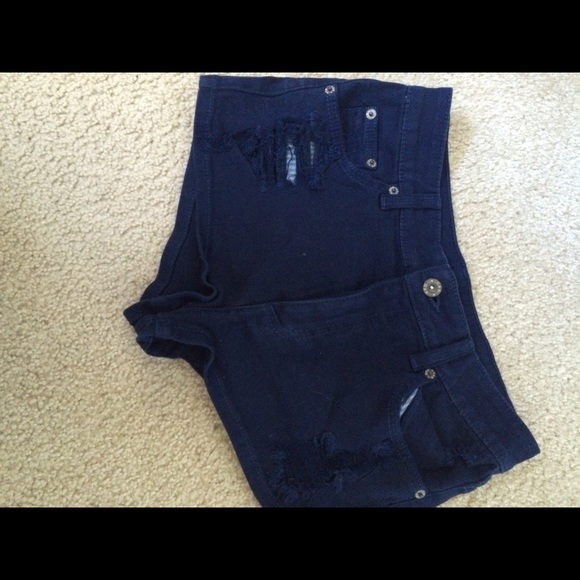 LF denim shorts