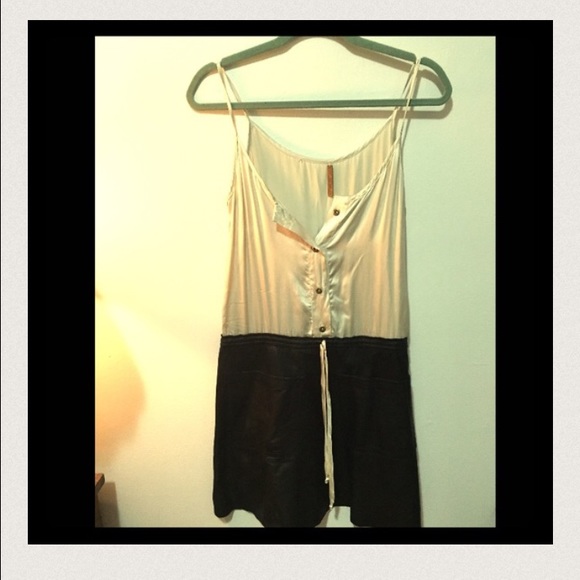 Society For Rational Dress Leather and Silk Dress - Picture 4 of 4